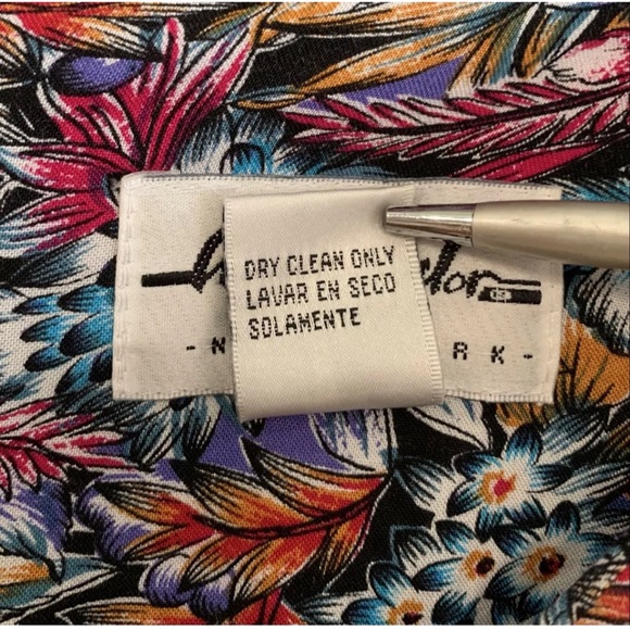 Alix Taylor Vtg. 80’s Floral Romper Scooter Dress Petite Sz 6 8 - Picture 7 of 8